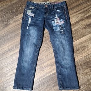 👠Soundgirl Patch Jeans sz 9 girls